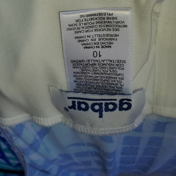 Gabar blue‎ palm One piece swimsuit 10 - Picture 4 of 10